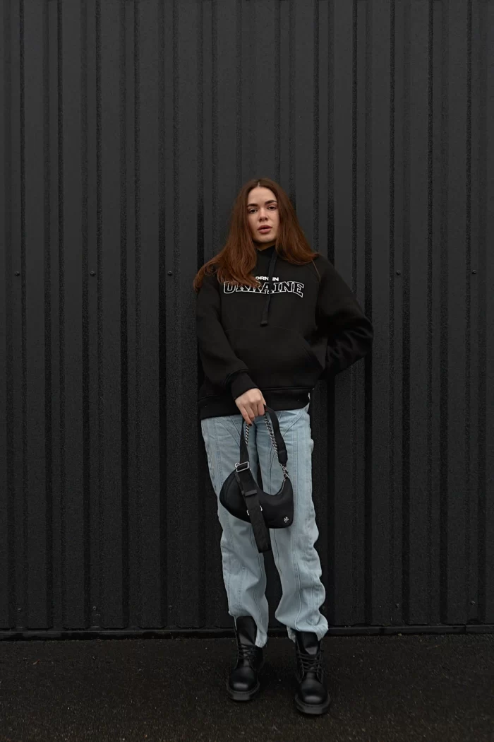 28.11 Худи Born in Ukraine Черный 1 Парні худі "BORN IN UKRAINE" чорні Фото - 12