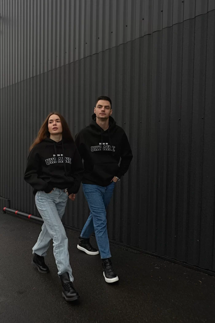 28.11 Худи Born in Ukraine Черный 18 Парні худі "BORN IN UKRAINE" чорні Фото - 11