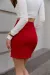 IMG_2834 Спідниця класична міні 2024 червона Фото - 3