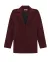 19 Піджак однобортний жіночий бордо Фото - 1