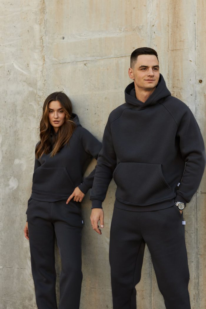 IMG_2626 Парні костюми реглан фліс графіт 2024 Фото - 3