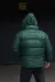 IMG_7264 Пуховик зимовий з капюшоном чоловічий 2024 зелений Фото - 3