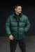 IMG_7271 Пуховик зимовий з капюшоном чоловічий 2024 зелений Фото - 2
