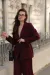 IMG_6986 Піджак однобортний жіночий бордо Фото - 5
