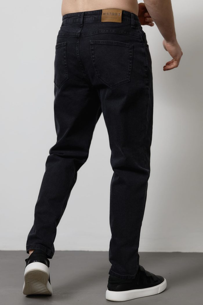 IMG_7443 Джинси Mom чоловічі чорні Фото - 3