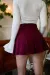 IMG_3616 Спідниця-шорти плісе бордо Фото - 5