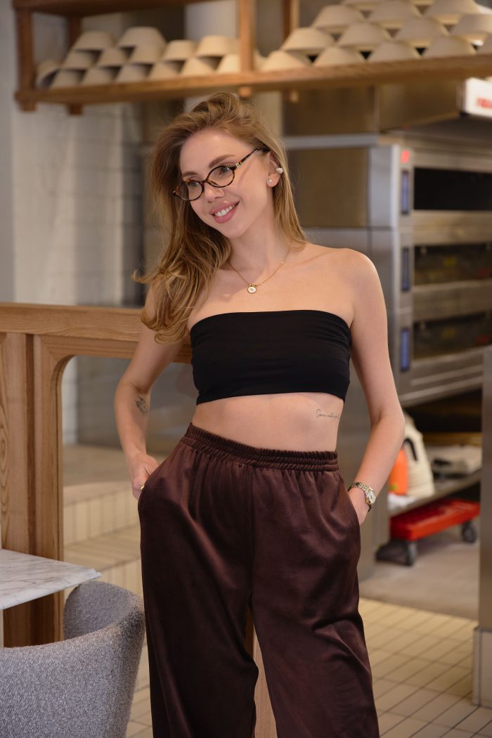 25.03 XSTORE-0045 Топ бандо чорний Фото - 2