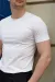 IMG_8454 — копия Футболка приталена чоловіча біла Фото - 4