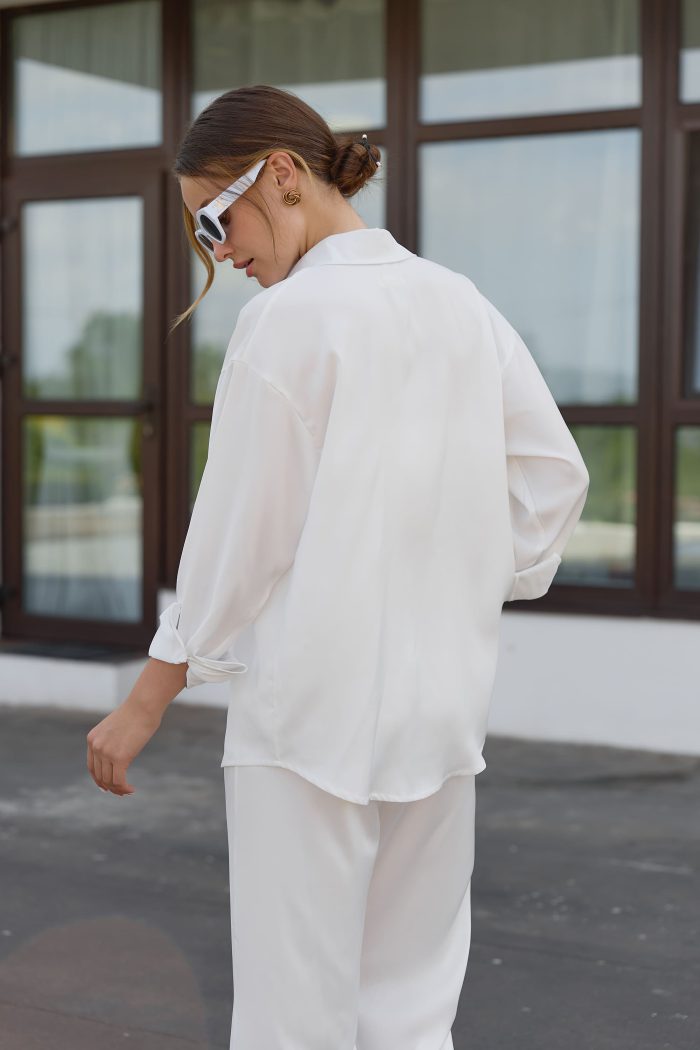 IMG_2249 Сорочка з сатину молочна Фото - 4