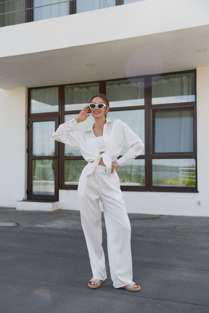 IMG_2273 Сорочка з сатину молочна Фото - 5