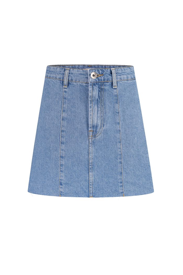 IMG_2297 копія копия Спідниця джинсова міні блакитна Фото - 1