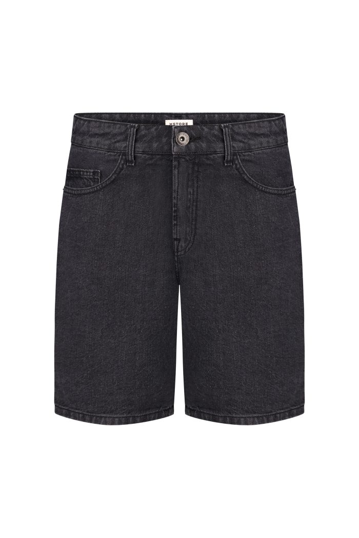 IMG_5300 (1) Шорти джинсові чоловічі графіт Фото - 1