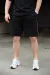 IMG_6606 Шорти лампас чоловічі чорні Фото - 1
