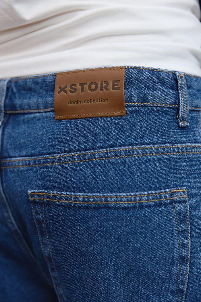 IMG_9023 Шорти джинсові чоловічі сині Фото - 6