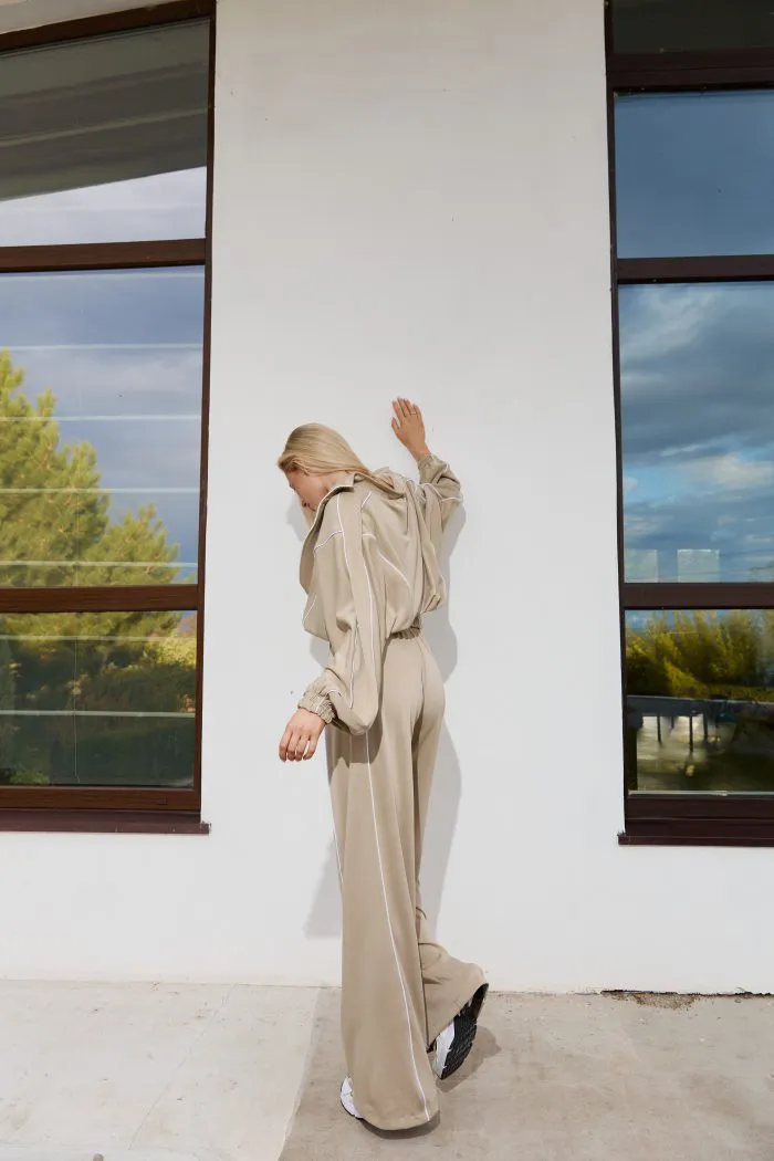 Костюм з тканини oysho беж Фото - 3