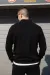 IMG_5478 Джемпер на блискавці чоловічий чорний Фото - 4