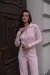 IMG_6011 Комплект в’язаний на блискавці зі штанами рожевий Фото - 6