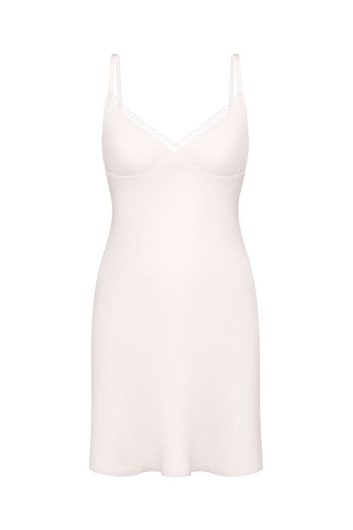 IMG_6953+ Сукня з сатину міні молочна Фото - 1