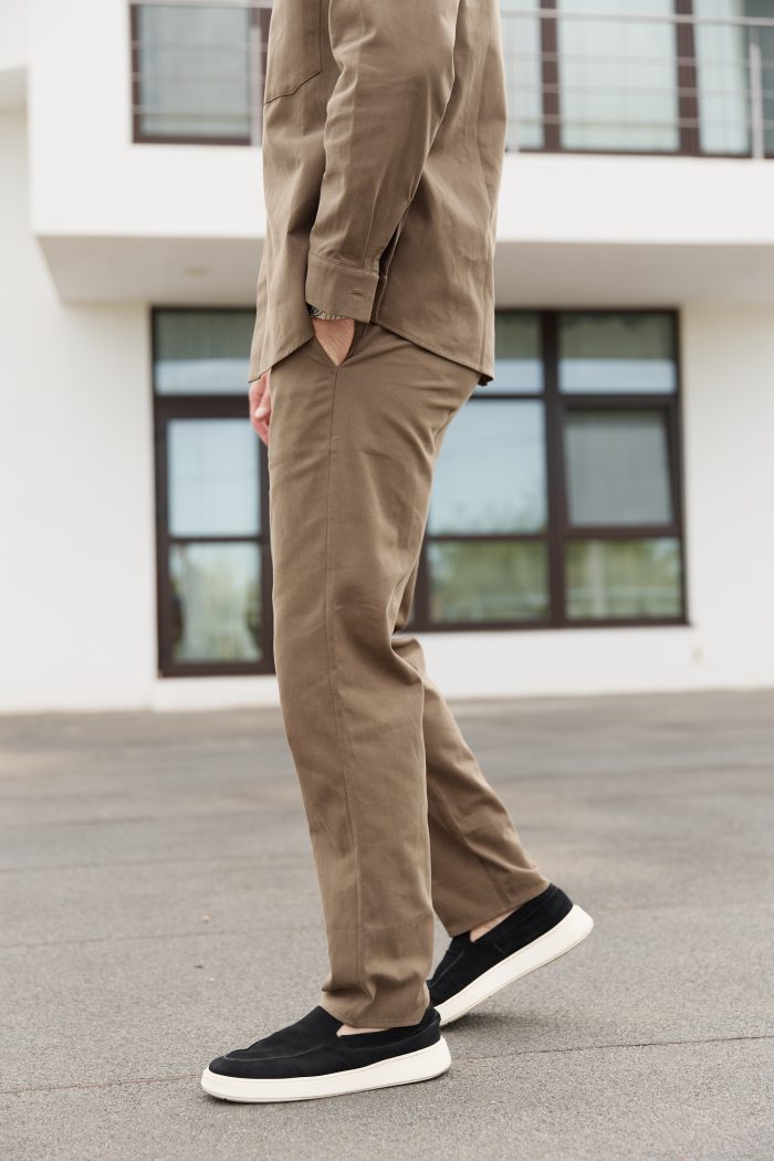 IMG_9117 Штани з котону чоловічі олива Фото - 5