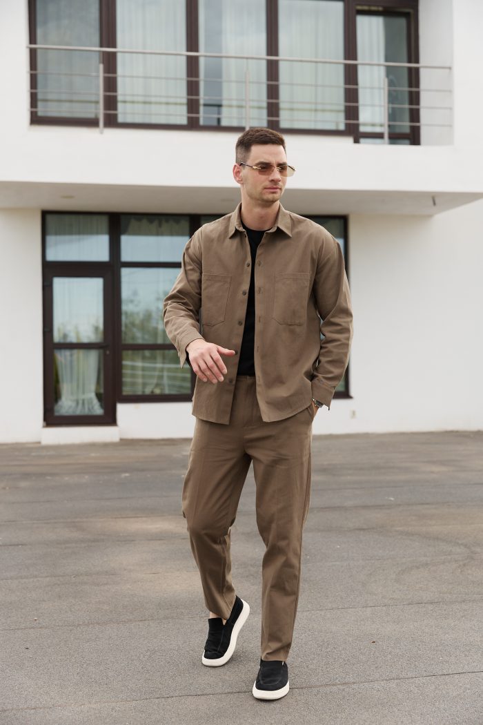 IMG_9165 Штани з котону чоловічі олива Фото - 6