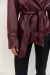 IMG_2324 Куртка з еко-шкіри жіноча бордо Фото - 2