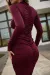 IMG_3019 Сукня з драпіруванням міді бордо Фото - 2