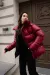 IMG_3462 Пуховик зимовий жіночий бордо Фото - 5