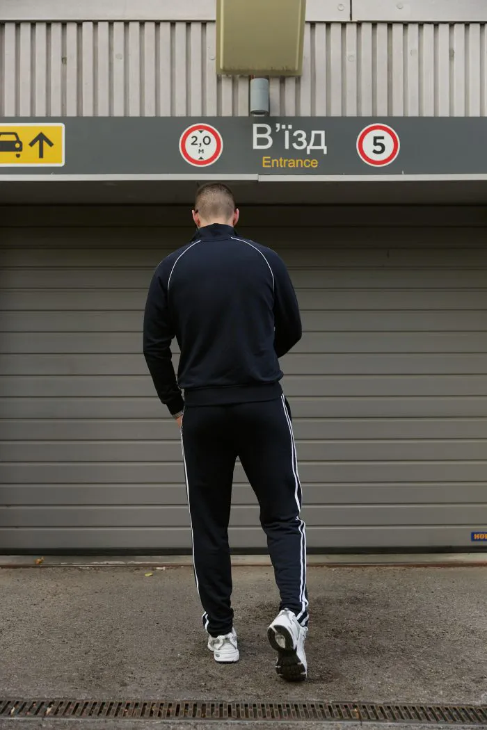 IMG_3890 (1) Костюм з кантом чоловічий темно-синій Фото - 3