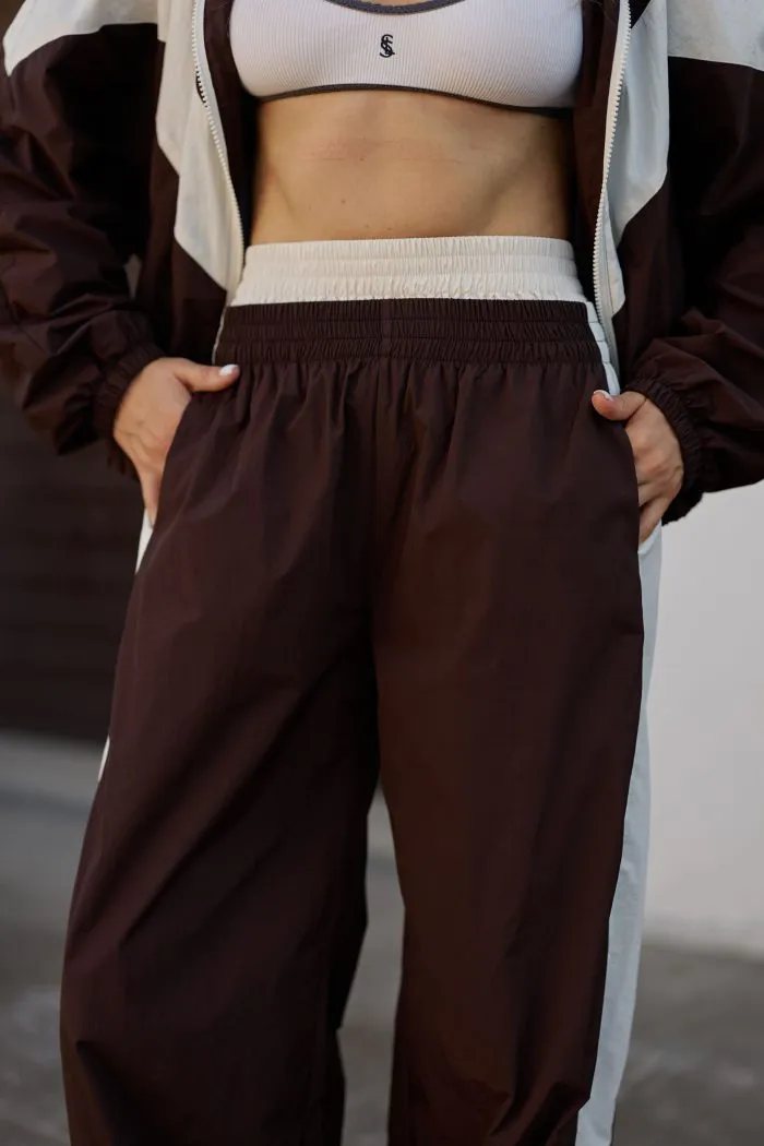 IMG_4537 Костюм з плащівки жіночий шоколад Фото - 3