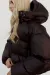IMG_4704 Пуховик жіночий вкорочений шоколад Фото - 4