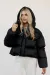 IMG_4717 Пуховик жіночий вкорочений чорний Фото - 1