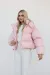 IMG_4718 Пуховик жіночий вкорочений рожевий Фото - 5