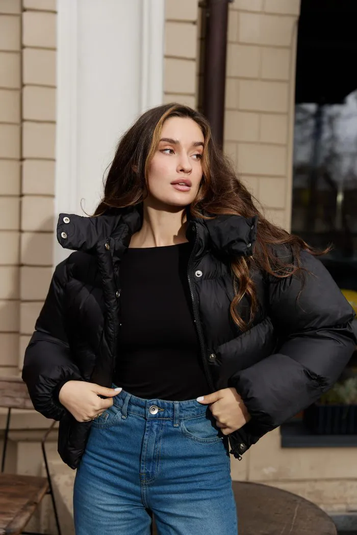 Боді з пірсингом чорний Фото - 4