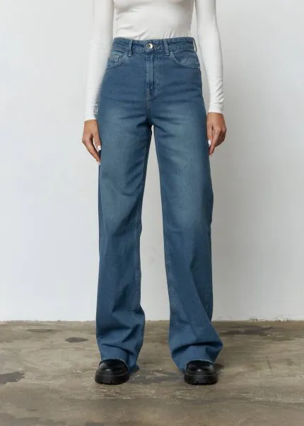 Джинси прямі жіночі сині new