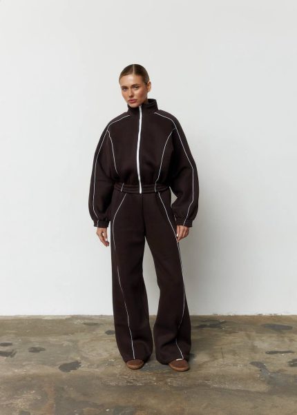 Костюм oysho з флісу жіночий шоколад