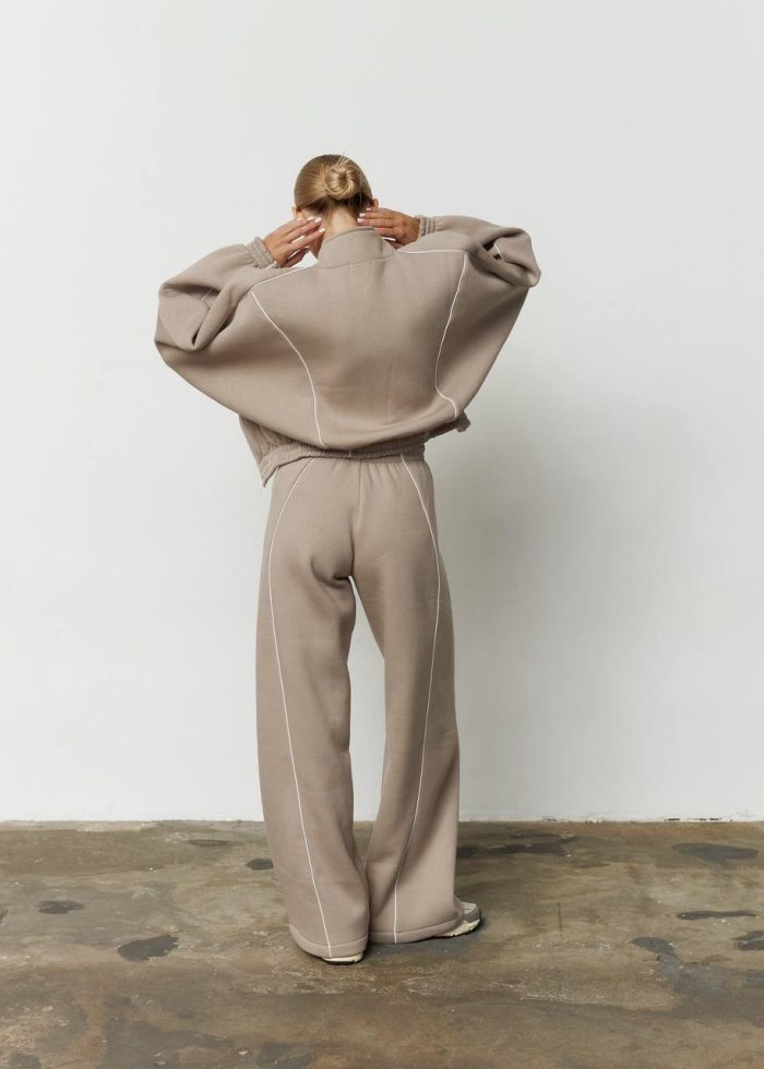 Костюм oysho з флісу жіночий беж Фото - 4