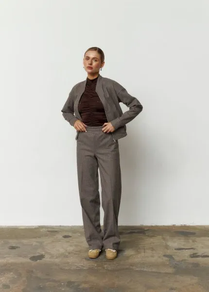 Костюм з кашеміру жіночий бежевий