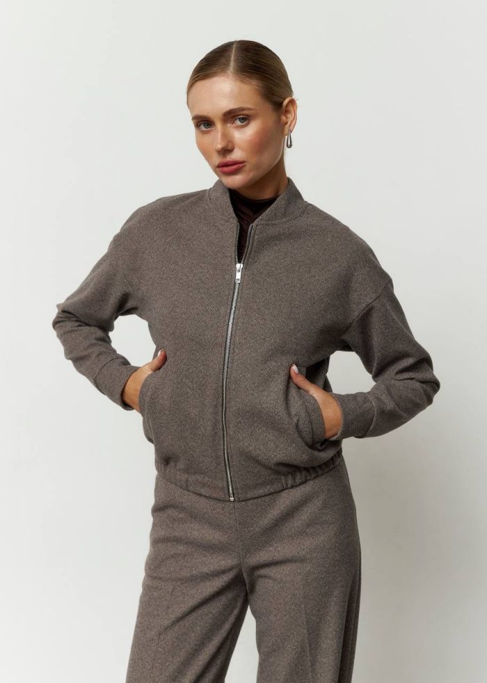 IMG_2870 Костюм з кашеміру жіночий бежевий Фото - 2