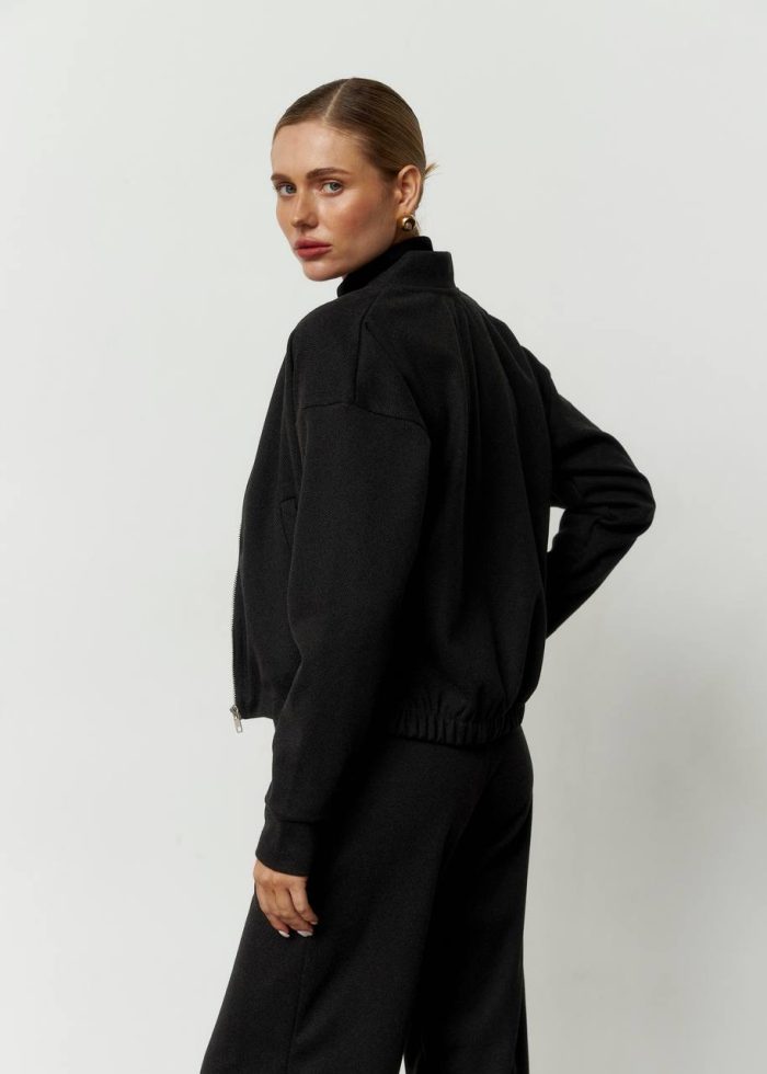 IMG_2896 Костюм з кашеміру жіночий чорний Фото - 3