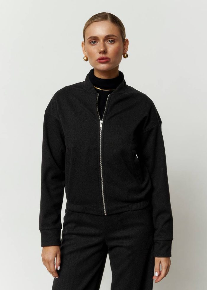 IMG_2897 Костюм з кашеміру жіночий чорний Фото - 2