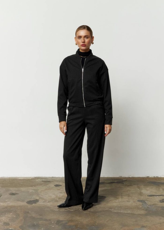 IMG_2898 (1) Костюм з кашеміру жіночий чорний Фото - 1