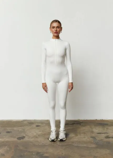 Комбінезон утеплений молочний