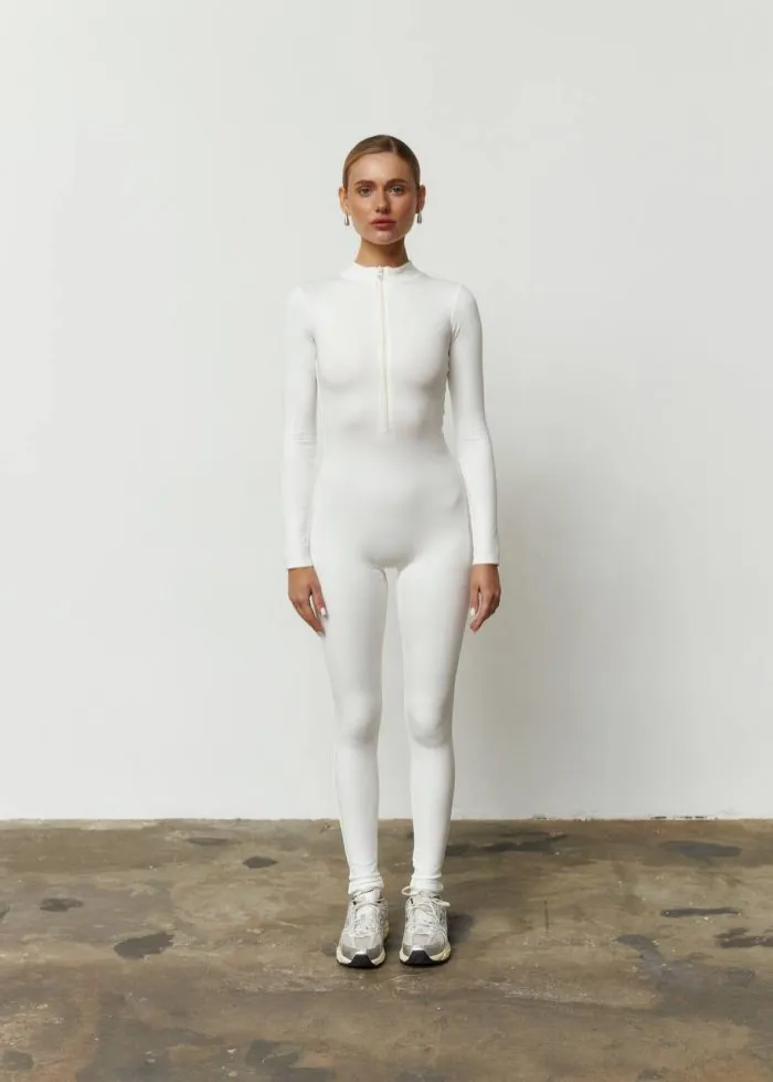 Комбінезон утеплений молочний Фото - 1