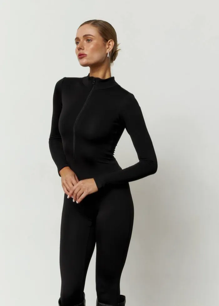 Комбінезон утеплений чорний Фото - 2