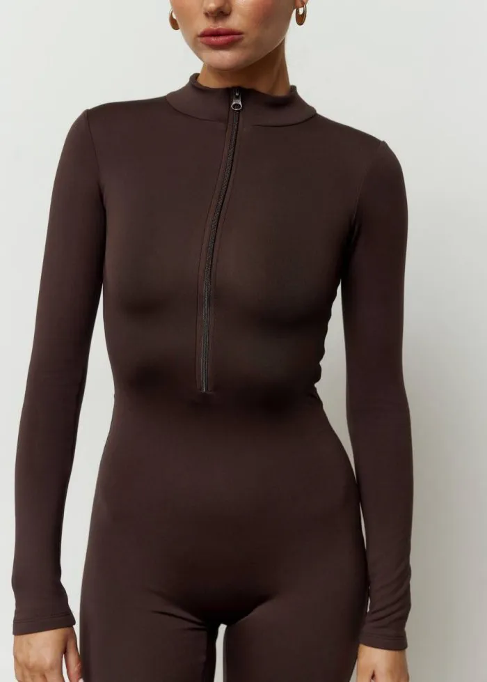 Комбінезон утеплений шоколад Фото - 4