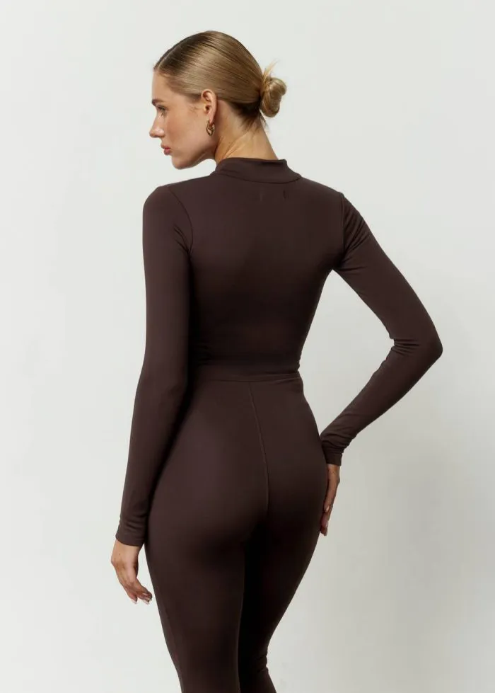 Комбінезон утеплений шоколад Фото - 3