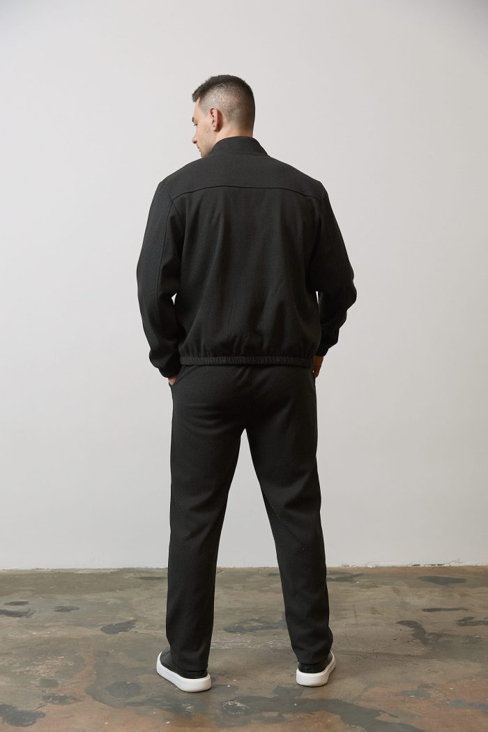 Костюм з кашеміру чоловічий чорний Фото - 3