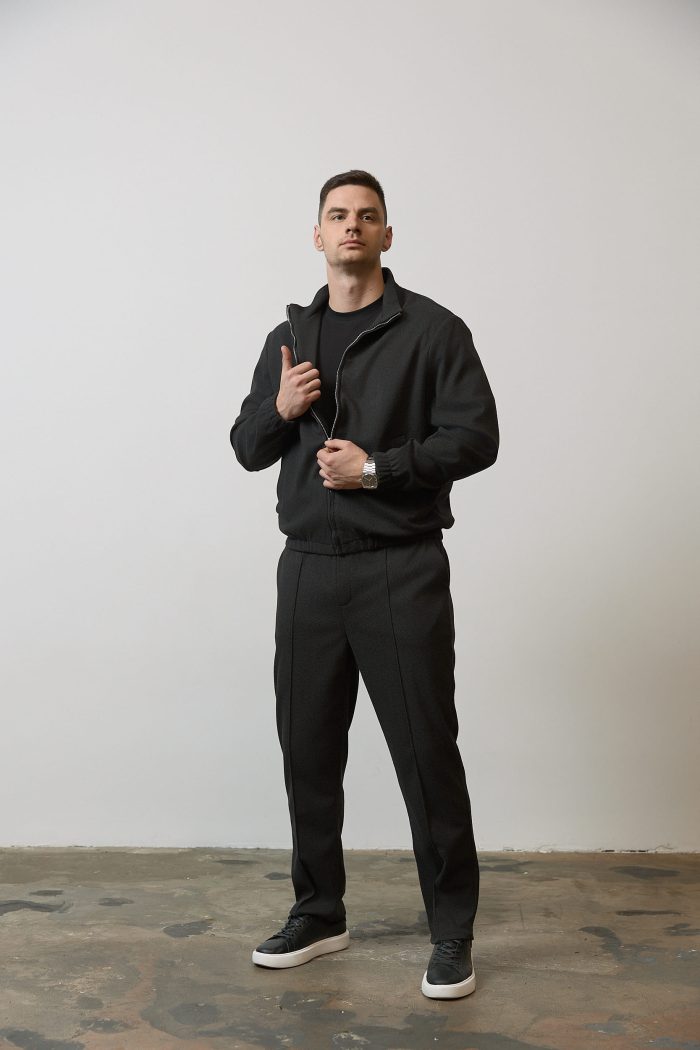 IMG_4172 Костюм з кашеміру чоловічий чорний Фото - 5