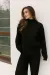 IMG_5801 Костюм в’язаний зі штанами та кофтою під горло чорний Фото - 2