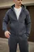 IMG_6341 Костюм на блискавці з флісом чоловічий графіт Фото - 2